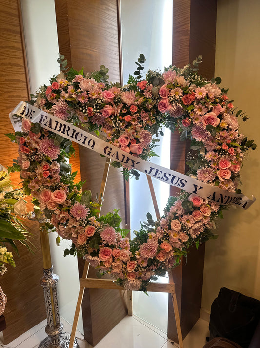 Corona de corazón grande